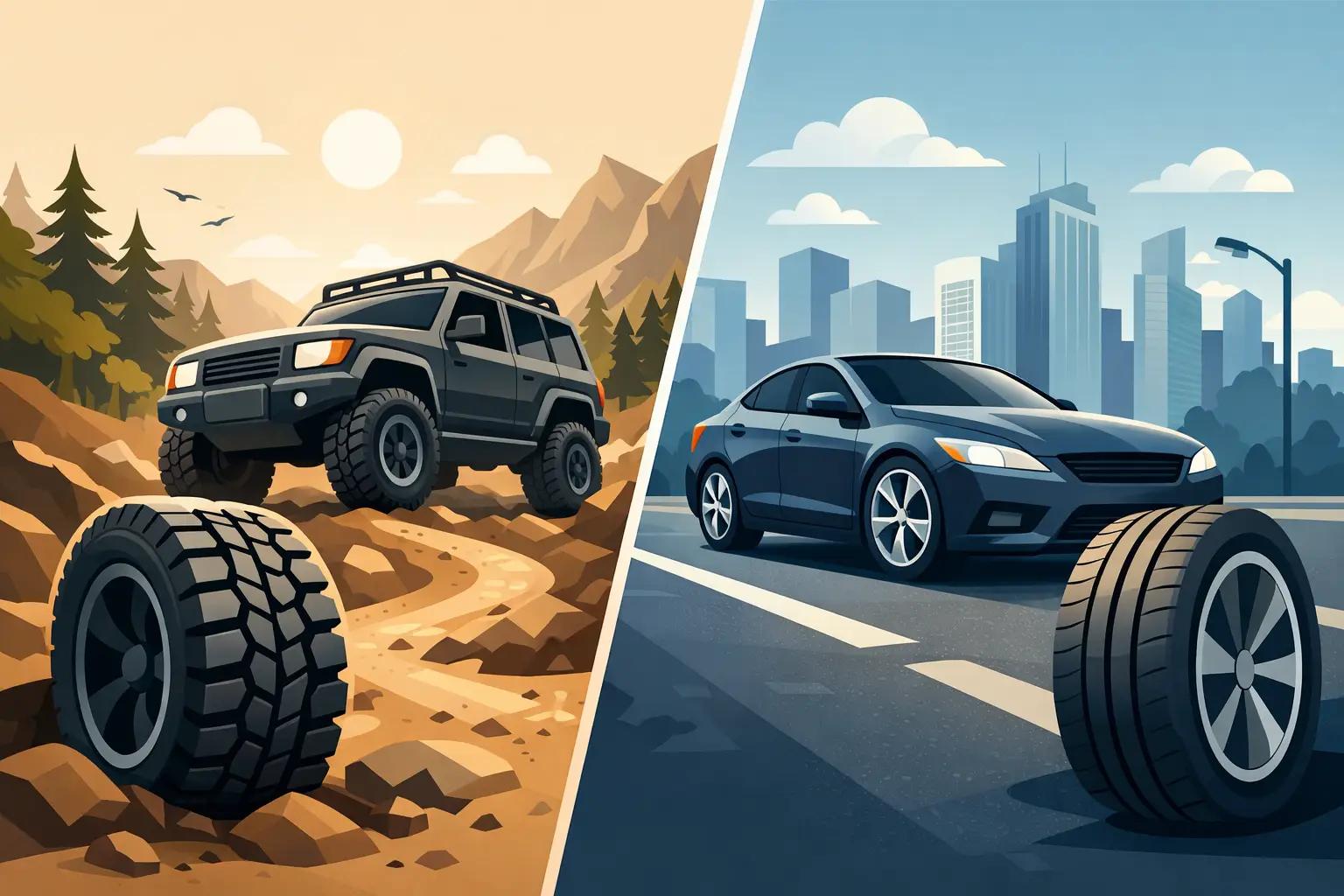 Off Road vs Street Tires: What Fits Best?