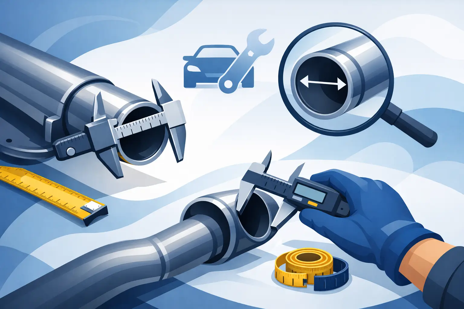 How to Measure Exhaust Pipe the Right Way