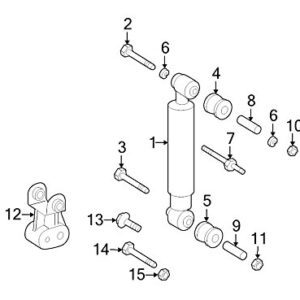 Genuine OEM 6104718AA Control Arm Nut