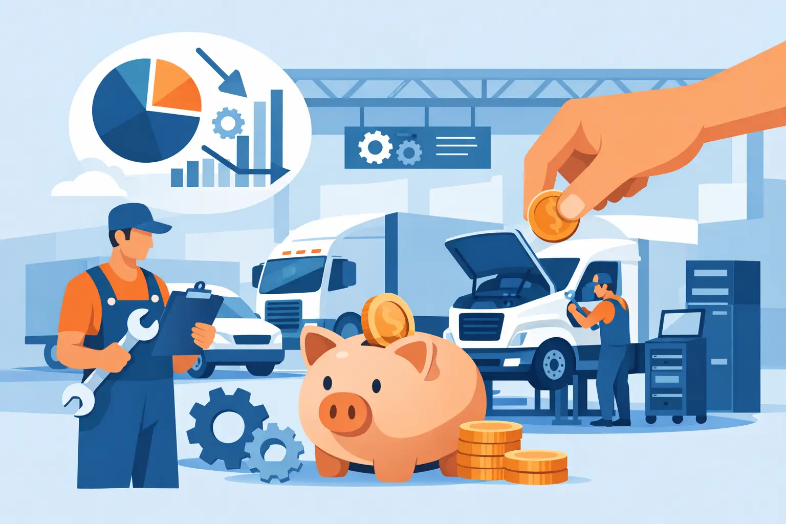 Fleet Maintenance Savings That Start in the Shop