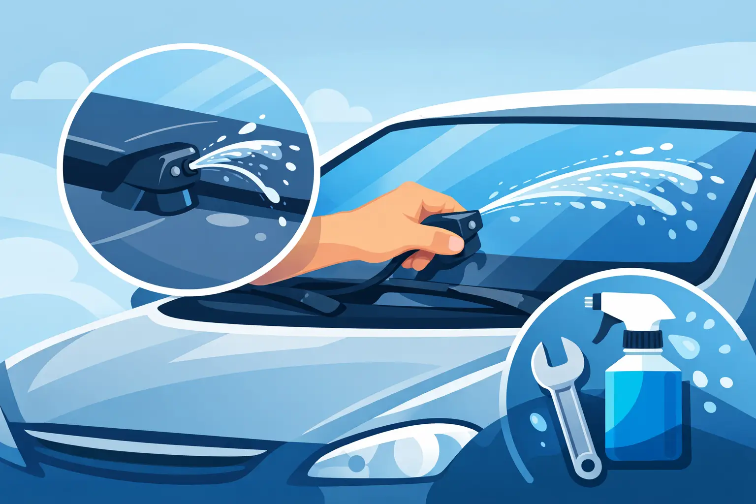 Washer Nozzle Spray Problems: Fast Fixes