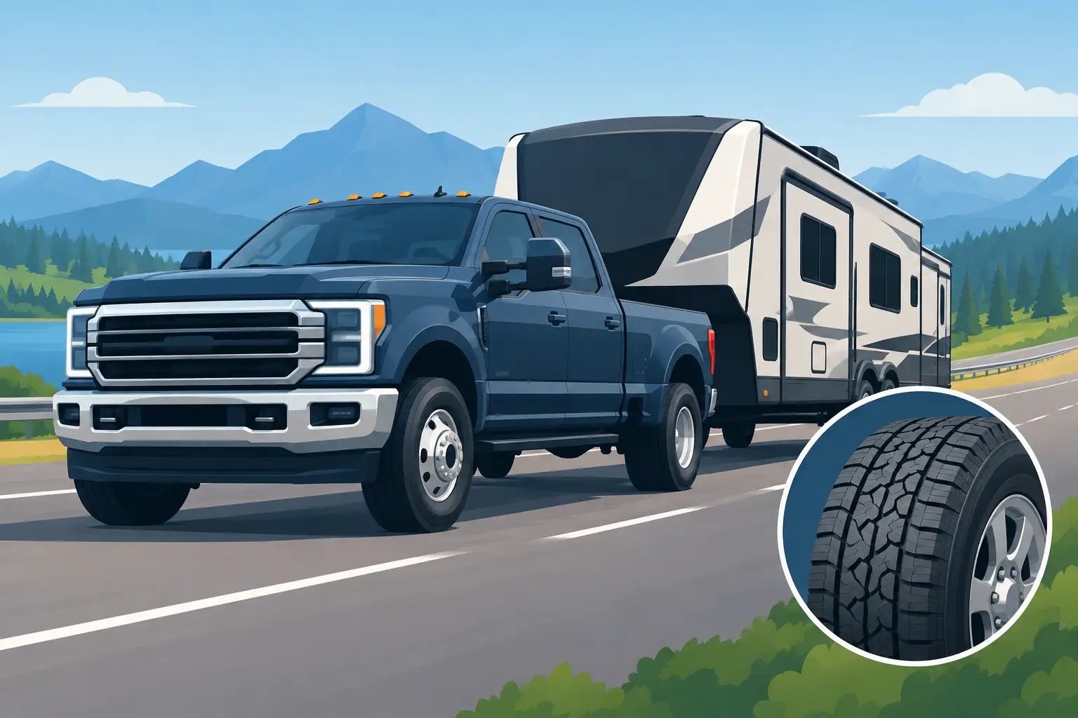 Best Tires for Towing Trucks That Work Hard