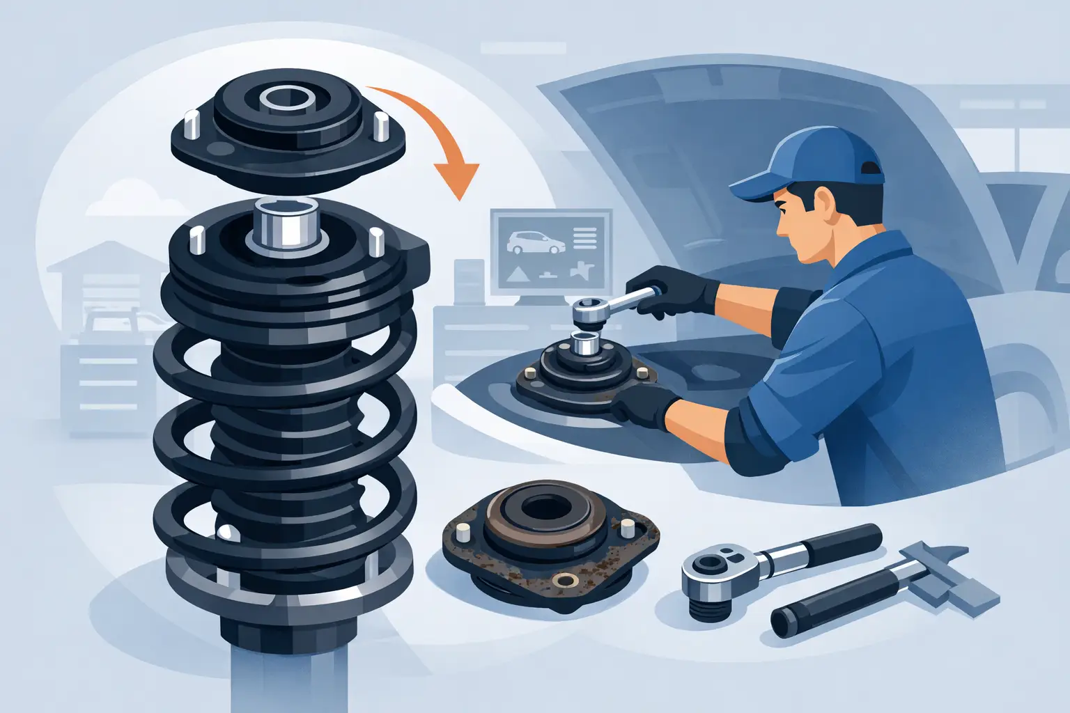How to Replace Strut Mounts Without Guesswork