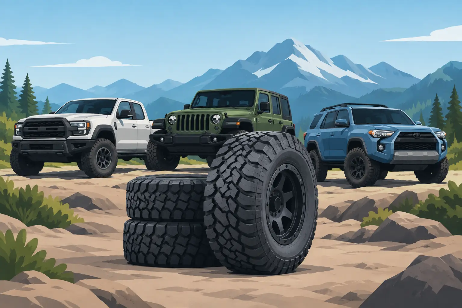 Offroad Tire Review for Trucks, Jeeps, and SUVs