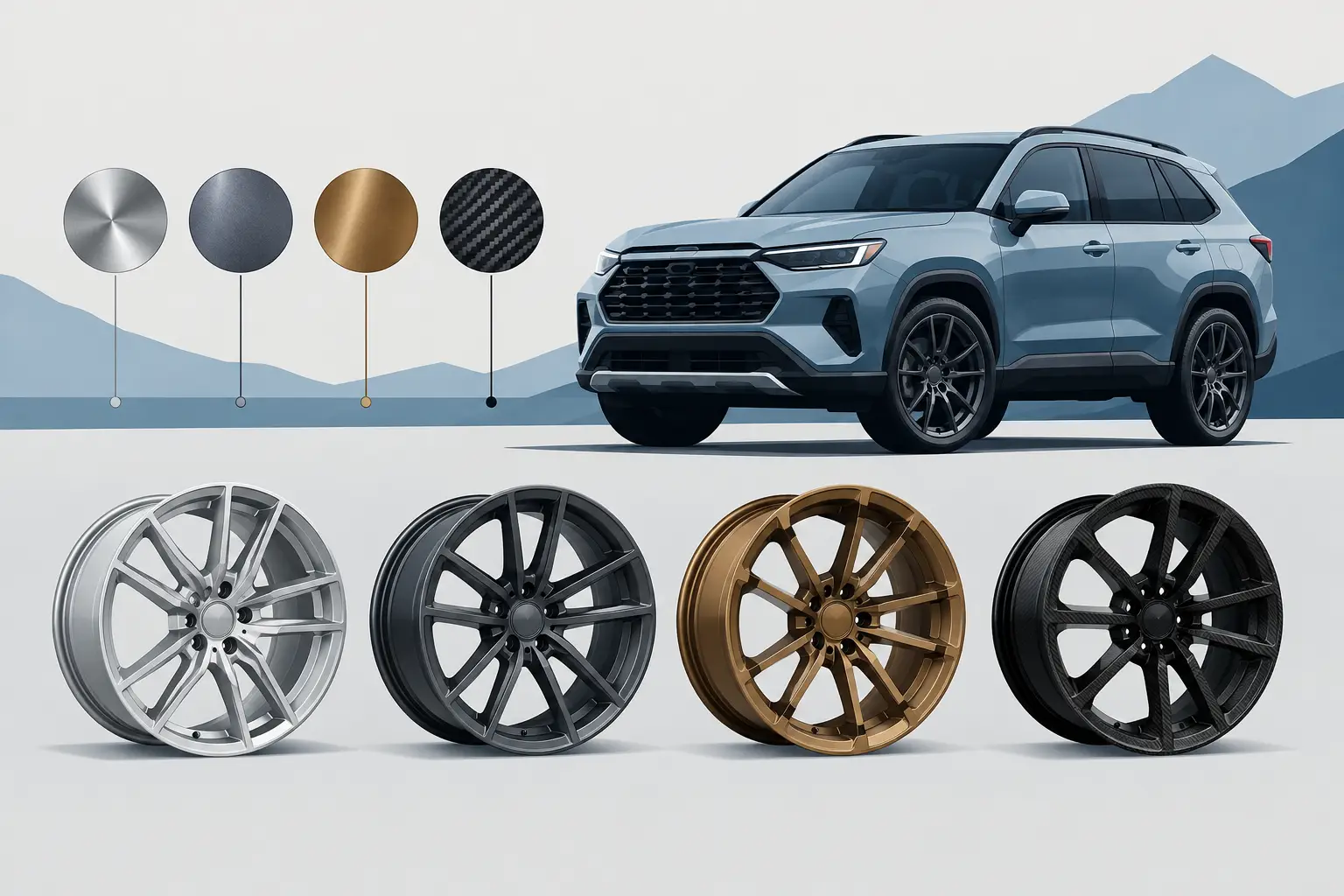 Best Aftermarket SUV Wheel Materials Explained