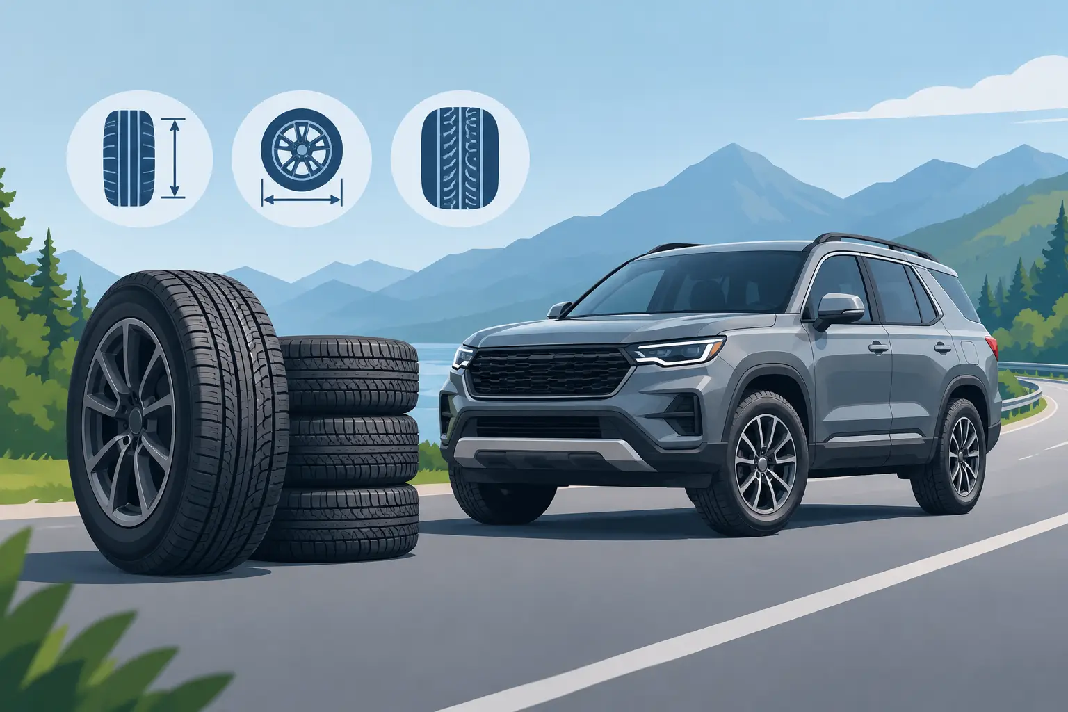 SUV Tire Sizing for Fitment and Road Control