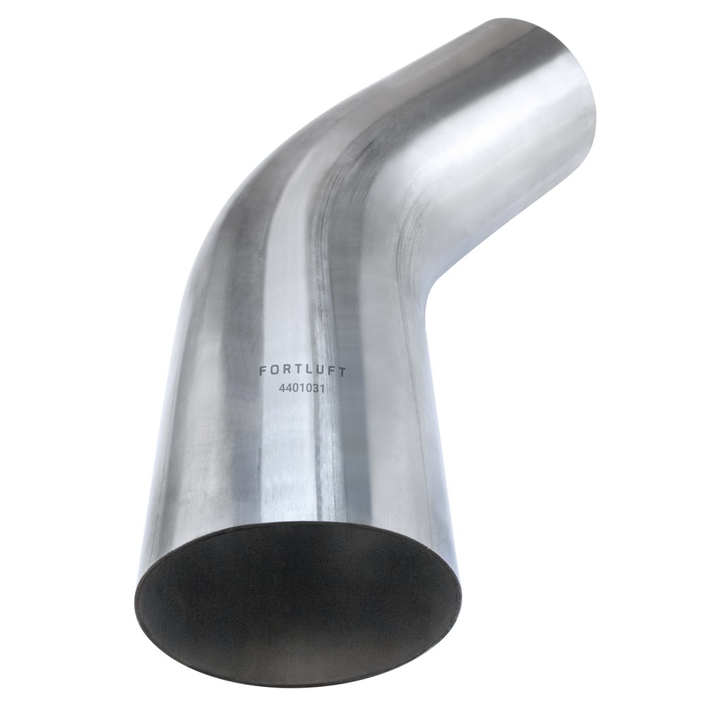 FORTLUFT Universal Mandrel Exhaust Bend Pipe 45 Degree Stainless Steel