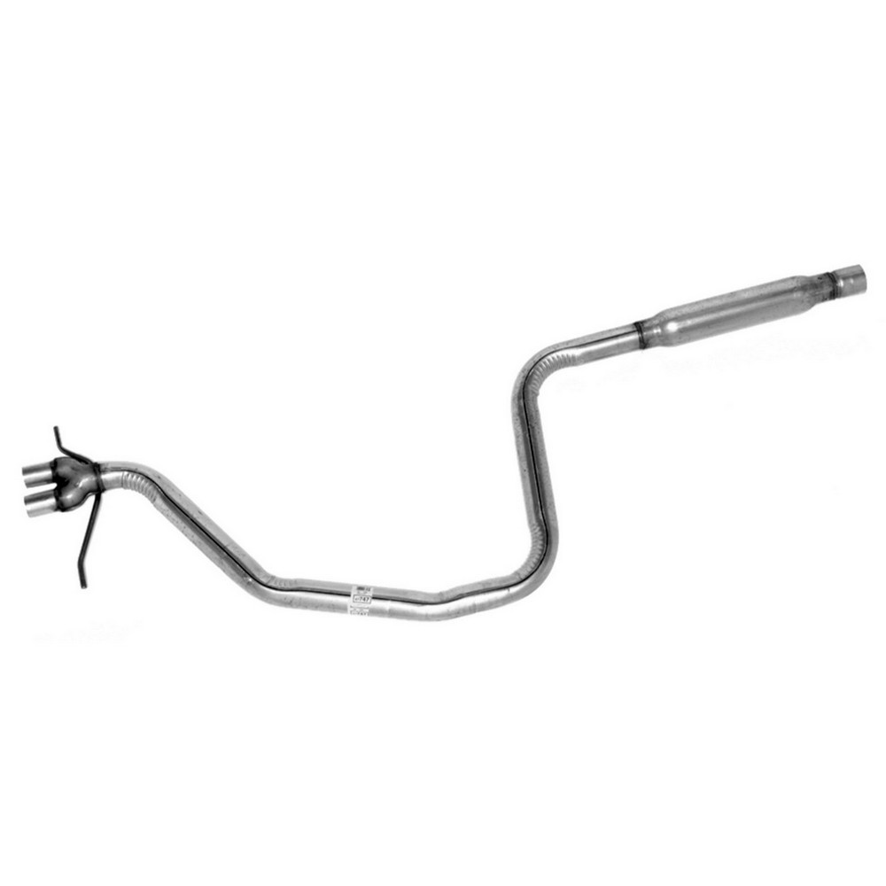 Walker 47747 Exhaust Resonator and Pipe Assembly FORTLUFT Auto Parts
