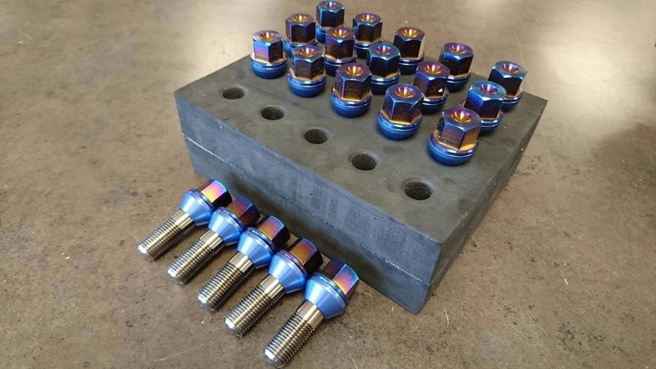 TITANIUM-LN-LAMBO-BURNT BLUE COLOR