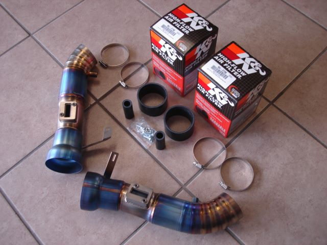INTAKE-NS370Z-Ti-2+K&N RU-2790 x 2