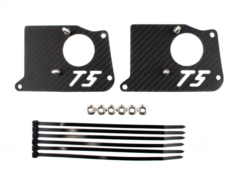 Chevrolet Corvette C8 Exhaust Valve Simulator Plates Carbon Fiber