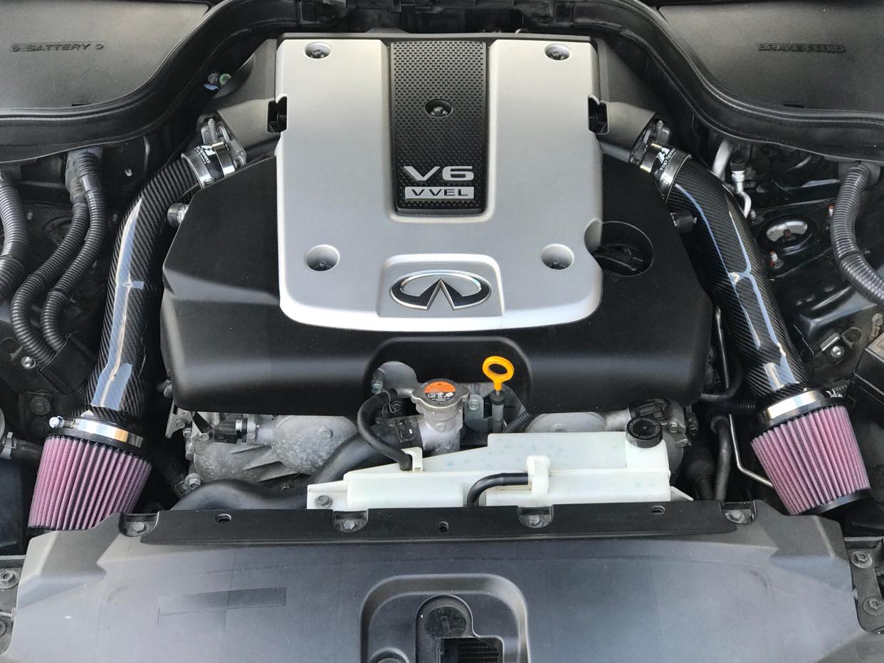 INTAKE-NS370Z-CF/K&N RU2790X2