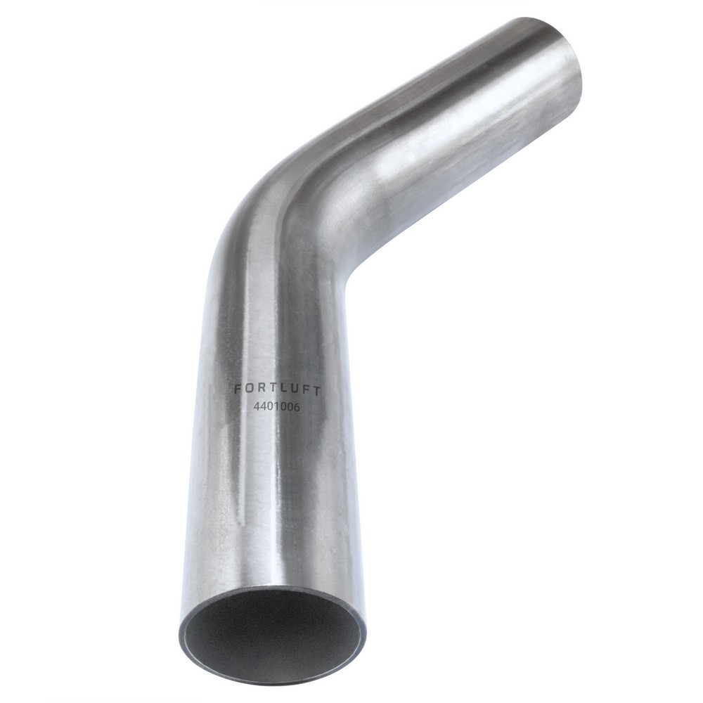 Bending exhaust pipe