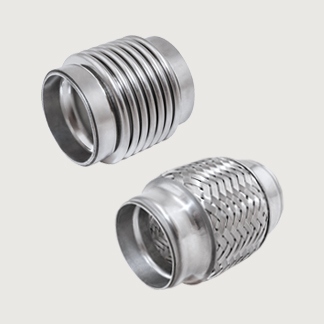 FORTLUFT Exhaust Flex Connector With Extension Pipes Stainless Steel 1.75x4.00x8.00/45x102x203mm 