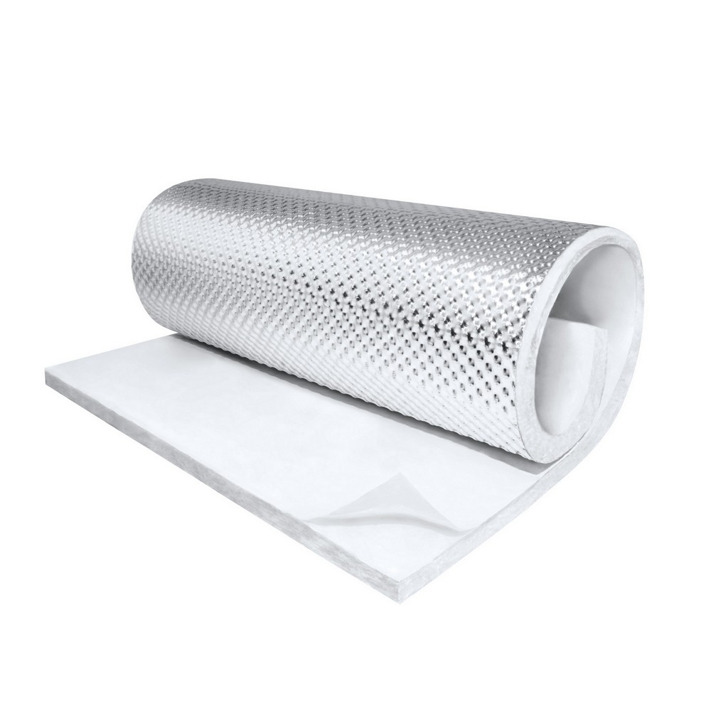 12x24 Inch Aluminum Heat Shield Protection with Fiberglass and Self-Adhesive Backing Heat Barrier 2 Sq Feet 